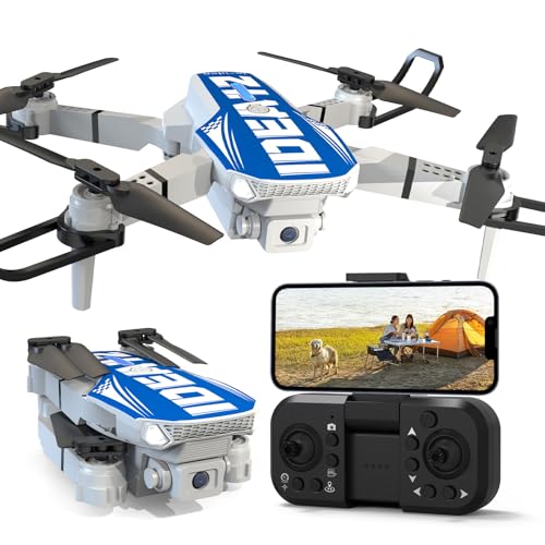 LE-IDEA Mini Drone con Telecamera 1080P, IDEA12 Drone con Posizionamento Flusso Ottico, Evitamento...