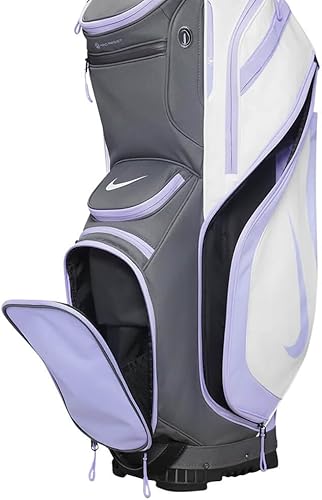 Miniatura 6 de Nike Golf Bolsa de carrito de rendimiento (blancogris hierromorado pulso)