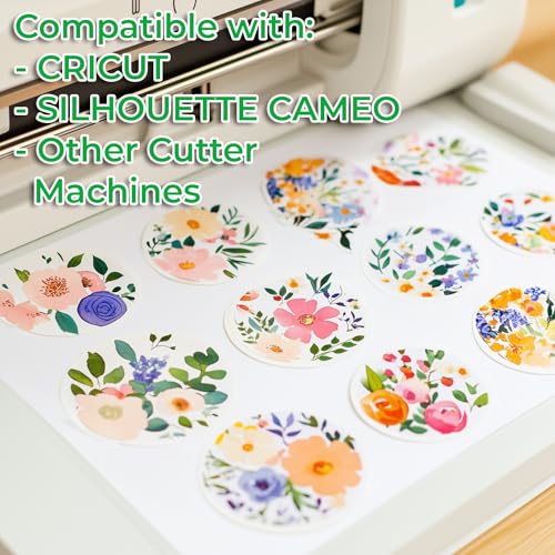 Evergreen Goods 20 Weiße A4-Bögen 100 GSM | Wasserfester Glänzender Vinyl-Aufkleber Für Tintenstrahl- Und Laserdrucker | Hervorragende Tintenaufnahme | Selbstklebender Aufkleber Für Kinder Büro Usw