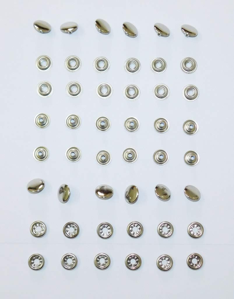 RM EnterpriseS Maruti Gypsy Soft TOP SNAP Female Button Replacement KIT Set of 16 SNAP Buttons FITS for Maruti Gypsy J E EP CJ Soft Canvas ROOF-image-8