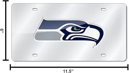 Vista 58 de Rico Industries Etiqueta láser NFL AFL Retro