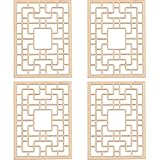 Ensemble pratique : livré avec de nombreuses pièces, ce qui la création d'une scène miniature cohérente et détaillée sans avoir besoin de pièces supplémentaires, petit outil de maison, mini fenêtre en bois de maison