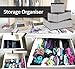 ilauke Drawer Underwear Organizers Storage Box Foldable Closet Dresser Drawers Divider Organizer Fabric Cloth Basket Bins for Sock Bras Baby clothes, Set of 8, Grey