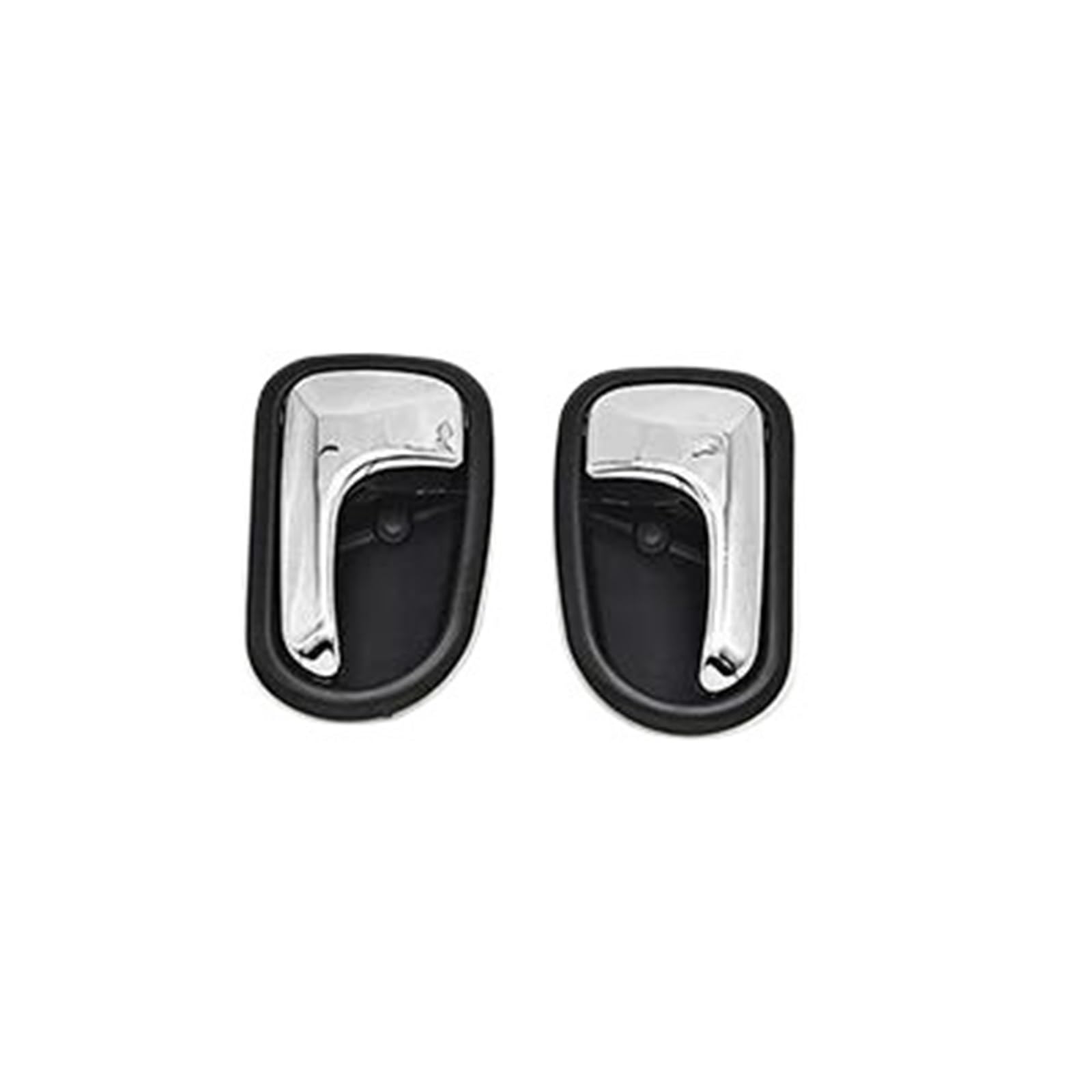 Kmage 1 Pair Interior Door Handle Black And Chrome Interior Door Handle For Mazda For Bravo B Series B2200 B2500 B2600 1998-2006(1 Pair)