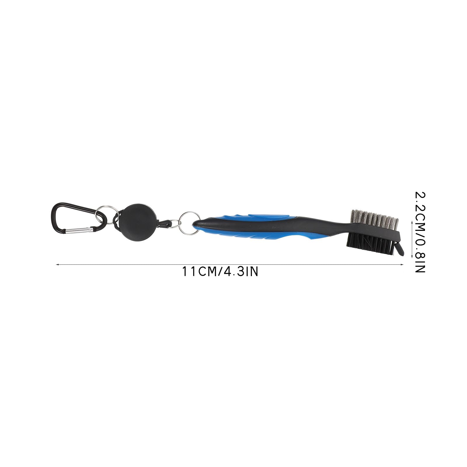 Toddmomy 4 Sets Golf-Reinigungszubehör Doppelseitige Bürste Edelstahl-Reinigungszubehör-Set Edelstahl-Reiniger Reinigungswerkzeuge Club-Reinigungszubehör Doppelseitige Bürste