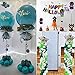 Decojoy Balloon Stand Kit, 9 Feet Balloon Arch for Floor, 2IN1 Sets Ballon Column Holder with Weights Base and Stick, Metal Backdrop Stands for Parties, NO Need Helium Tank for Balloons at Home