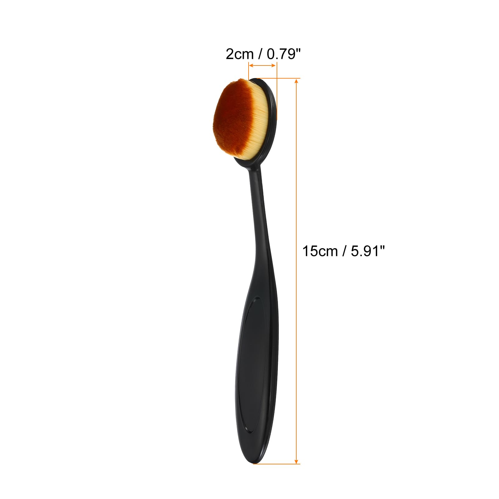 PATIKIL Blending Brushes for Crafts 5 Pcs 4# Plastic Ink Blending Brushes Tool for Card Making Painting Card Making Stamping - Image 2