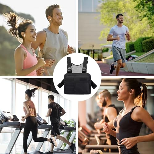 Suporte de telefone para colete de corrida | mochila de corrida | pochete ajustável | bolsa de espor