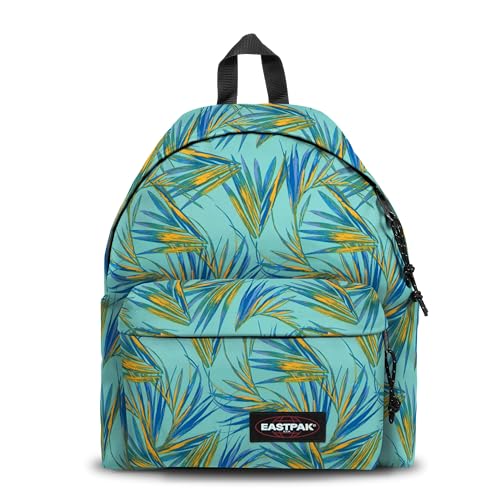 EASTPAK Padded PAK'R Rucksack, 24 L - Brize Palm Aqua (Blau)
