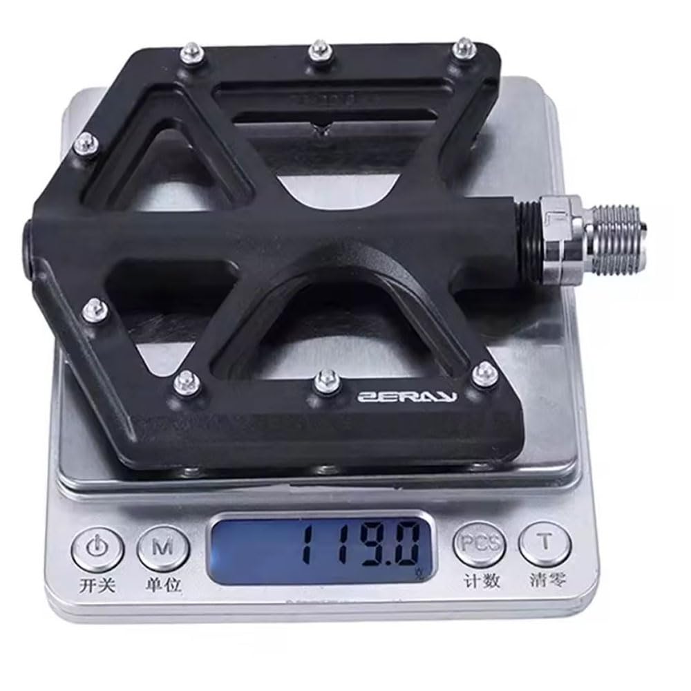 ZERAY ZP-D213 Pedali per piattaforma MTB, Gravel, Enduro, Urbano, BMX, in nylon + fibra di carbonio con tasselli antiscivolo