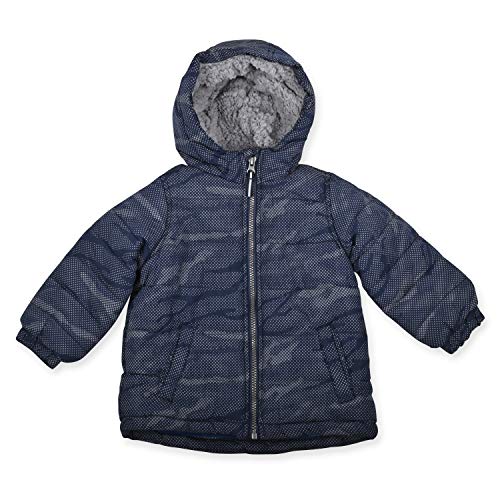 Image of Arctic Quest Boys' Bib Snow Pants and Ski Jacket Water-Resistant Snowsuit For Kids Winter Hooded Jacket, Navy, 7