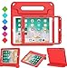 BMOUO Case for New iPad 9.7 Inch 2018/2017 - Shockproof Case Light Weight Kids Case Cover Handle Stand Case for iPad 9.7 Inch 2017/2018 New Model - Red
