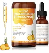 Magnesium L-Threonate Liquid Drops Restore Health Magnesium Levels Support Cardiovascular Promote...