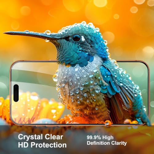 Image of Tempered glass for iphone 15 plus /iphone 16 plus (6.7 Inch) | Screen Protector Full HD, Anti-Scratch, Edge-to-Edge Coverage, Easy Installation of iphone 15 plus tempered glass | Pack Of 1