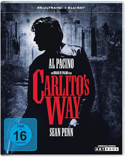 Carlito's Way (4K-UHD+Blu-ray) für 26,87 EUR (-16%) statt 31,99 EUR bei amazon.de Bild: Carlito's Way (4K-UHD+Blu-ray) für 26,87 EUR (-16%) statt 31,99 EUR bei amazon.de