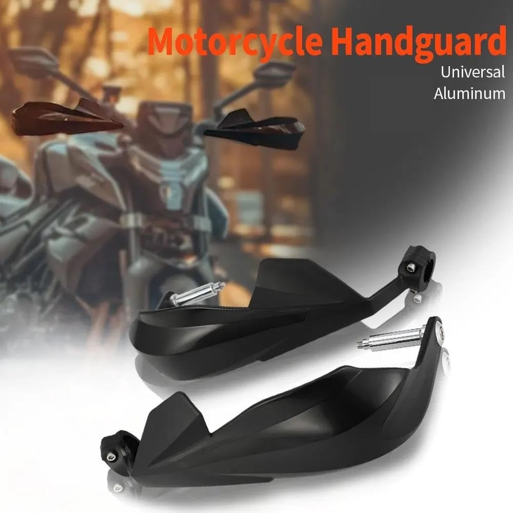 Protectores Manos Moto Protector Manos Universal Motocicleta Protector Manija Protector Palanca Embrague Freno Prueba Viento Protector Parabrisas(White)