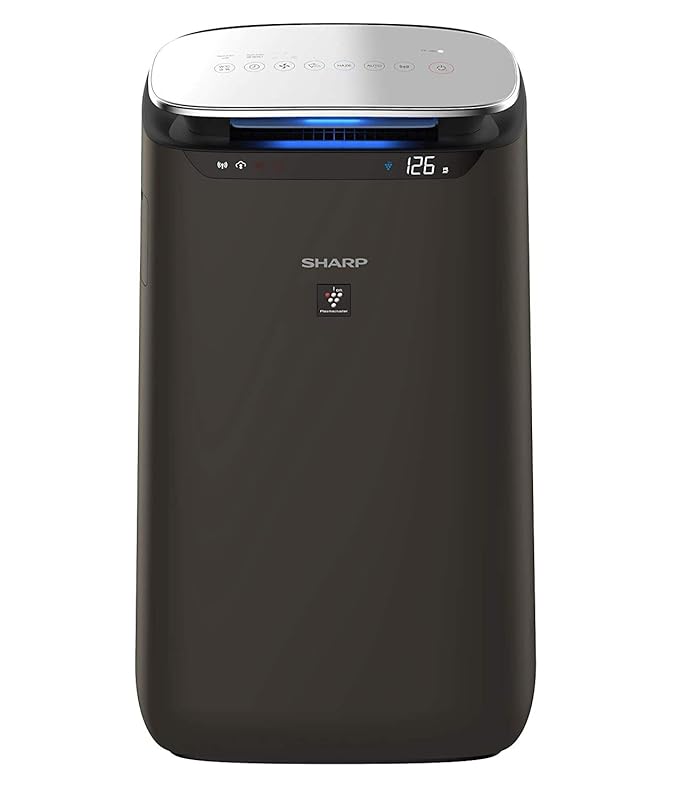 SHARP Room Air Purifier FP-J80M-H with High Density Plasmacluster Ion Technology, Haze Mode, Sleep Mode and Anti-Pollen Mode | Coverage Area: upto 680 ft2