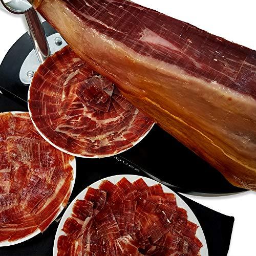 Iberico Ham "Pata Negra" Pure Bellota Cured For 4 Years, 50% Iberico Breed, 20 Pounds! 40-50 Servings #TOP7