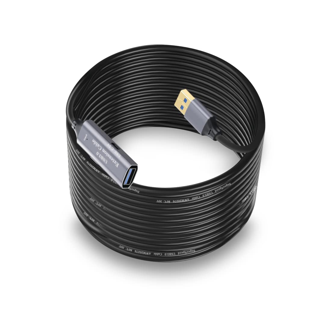 MX USB 3.0 Extension Cable 5Mtr,Aluminum Alloy USB Cable Extender SuperSpeed USB 3.0 Type A Male to USB A Female Extension Cord for Printer,TV,PS3/PS4,Xbox,Hard Drive,Keyboard,USB Hub (MX-4223),Grey (B0BTPK318H) Amazon Price History, Amazon Price Tracker