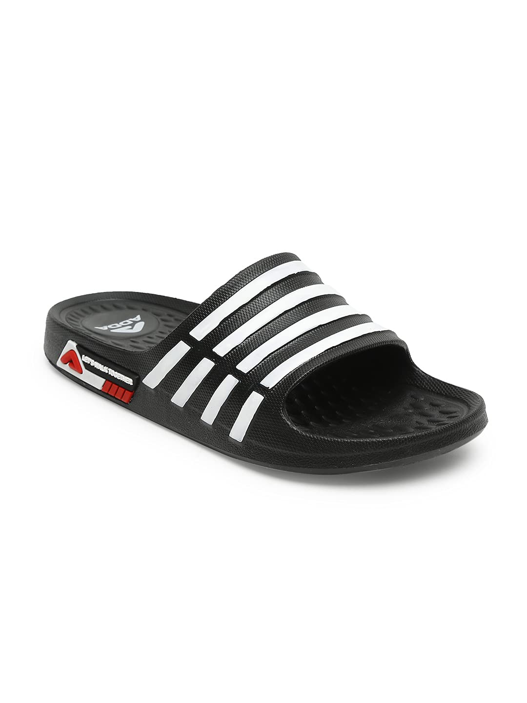 ADDA (LABEL) TM-NEXT GEN || Durable & Comfortable || 2D Sole || Skid Resistant || Lightweight || Soft and Comfortable Footbed || Outdoor Slipper || Special Soft || Sliders for Men