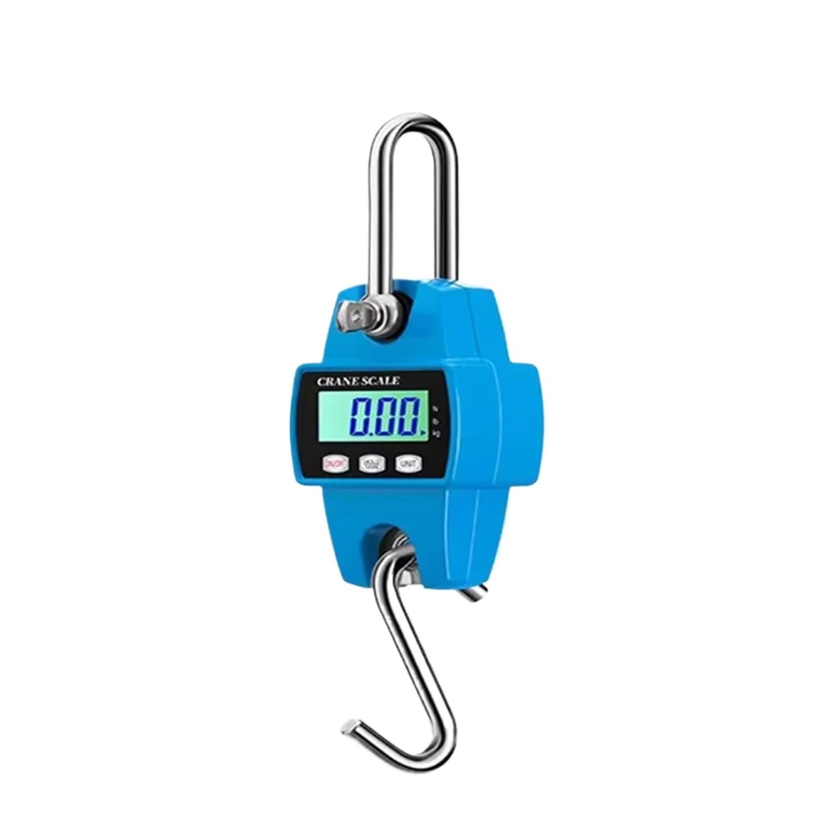 Digital Crane Scale, Hanging Scale Handheld Crane Scale Scale Digital Mini Crane Scale Fishing Scale(300KG Blue)