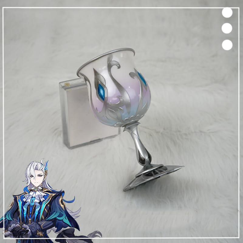 Amazon.co.jp: 原神 ヌヴィレット コスプレ道具 コップ グラス