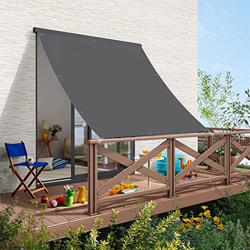 CHBIN Voile d'ombrage Pare Soleil 1.2x2.2M Protection des Rayons 95% UV Terrasse Voiles Ombrages Auvent Pare-Soleil Cover