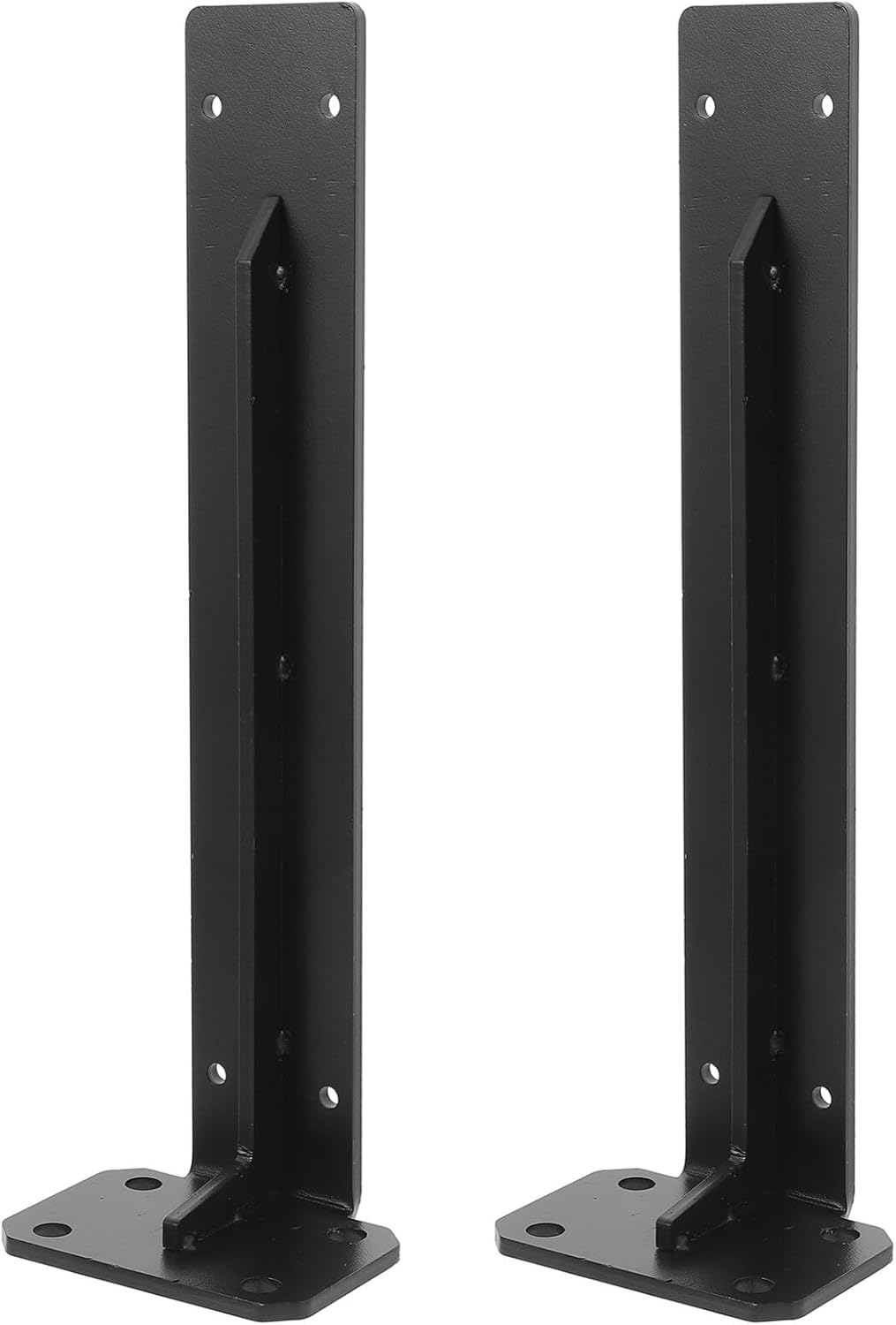 STOBAZA Heavy Duty Wall Shelf Brackets Invisible Support for Floating Shelves Multi-Purpose Design Finish