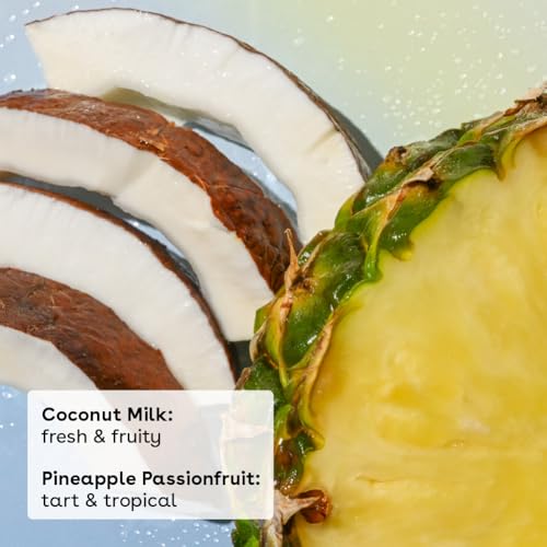 Image of eos 100% Natural Lip Balm- Coconut Milk and Pineapple Passionfruit, All-Day Moisture Lip Care, 0.14 oz, 2 Pack