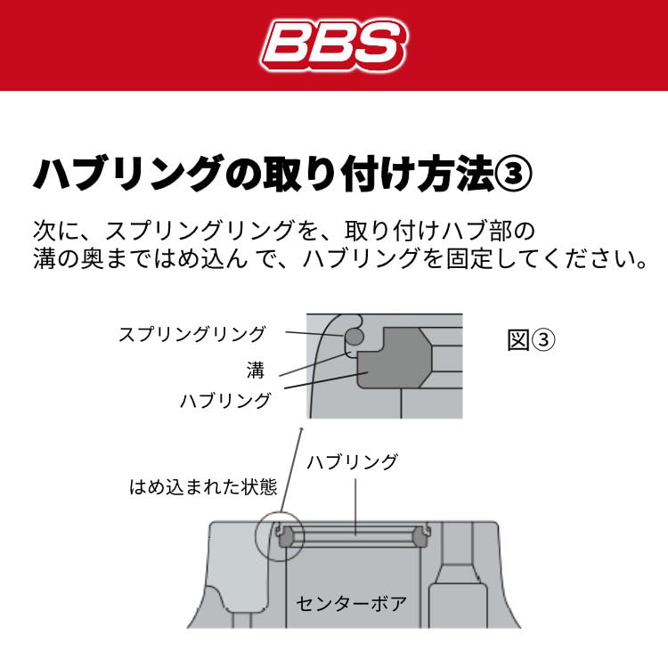 Amazon | 【正規品】4個セット BBS ADAPTER RING アダプターリング