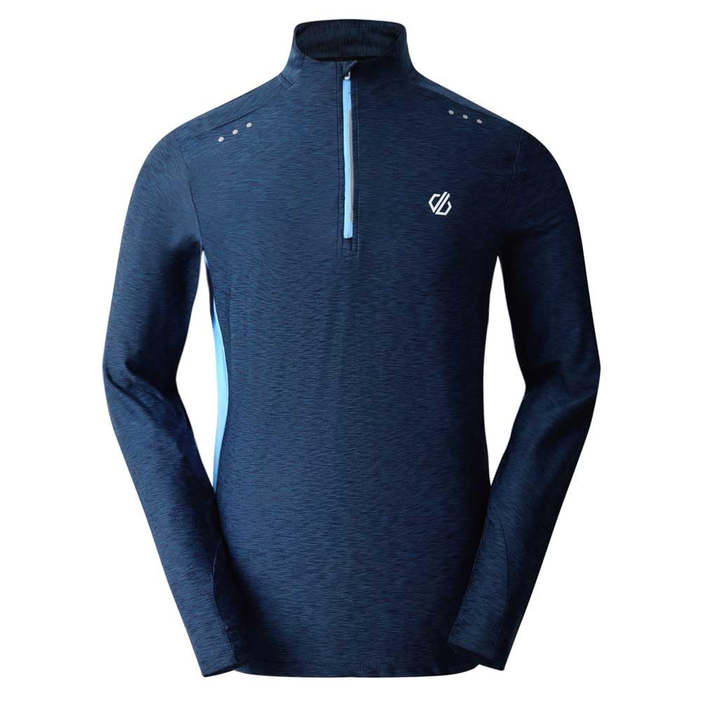 Dare2B Męska koszulka Power Up Stretch Midlayer Blue