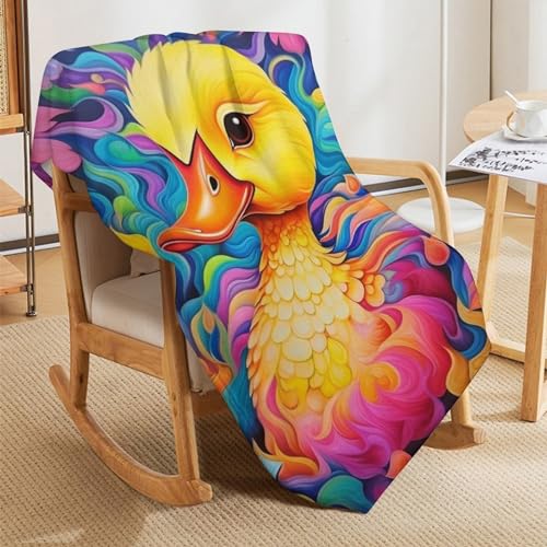 Couverture Polaire Flannel Canard Tapis Douillet Chaud Jet - 5
