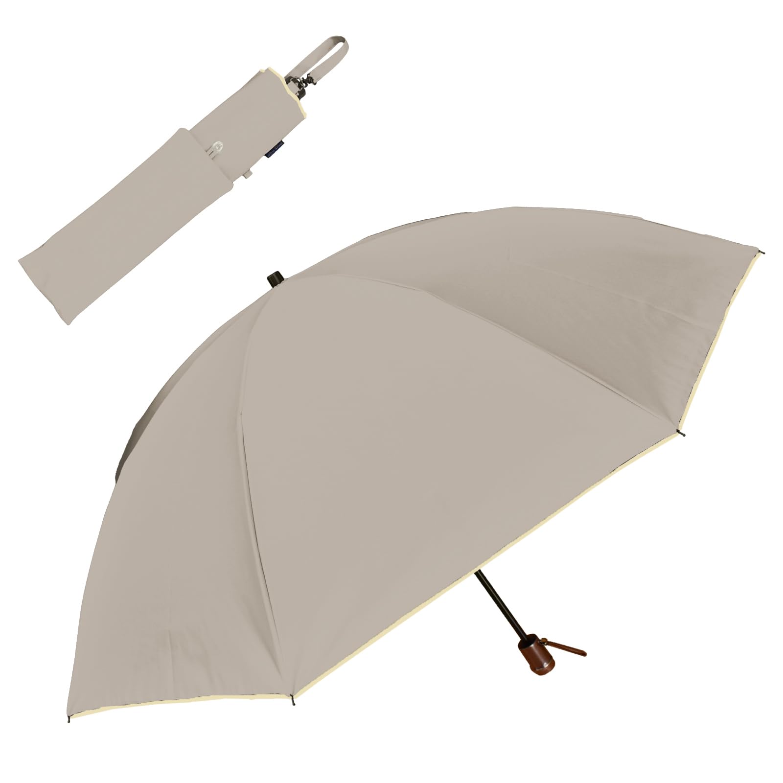 Amazon | 芦屋ロサブラン 折り畳み傘 ラージ 2段折りたたみ 日傘 60cm