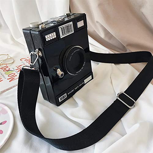 Image of QZUnique Women's Camera Shaped Casual Cross body Shoulder Handbag Purse