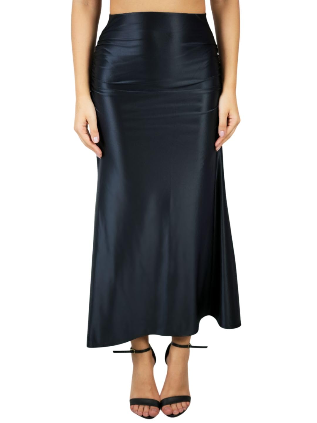 sizi Women's Elegant Long Skirt Midi Skirt Summer Skirt Slim Pleated Look.-picture-12