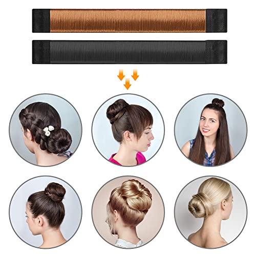 Winkeyes Hair Styling Set, Hair Design Styling Tools Accessories DIY Hair Accessories Hair Modelling Tool Kit Hairdresser Kit Set Magic Simple Fast Spiral Hair Braid Hair Braiding Tool (Type B- 45 set) - Thumbnail 7