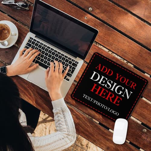 Custom Mouse Pads, Personalized Photo / Logo / Image Non-Slip Mouse Pad, Office Supplies & Gaming Computer Desk Accessories Square Shape Mice Pad - Customize Your Own Gaming Mousepad - 12 Colors #TOP1