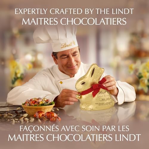 Lindt GOLD BUNNY Milk Chocolate Easter Bunny and Carrots Gift Box, Gifts for Kids, Easter Chocolate, 154 Grams — view 6