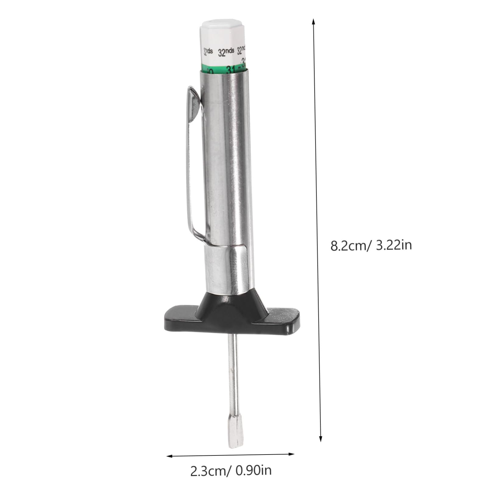 BELLIFFY 10pcs Car Tire Tread Depth Gauge Tire Tread Gauges Tire Tread Depth Measurer Tool 0-25mm