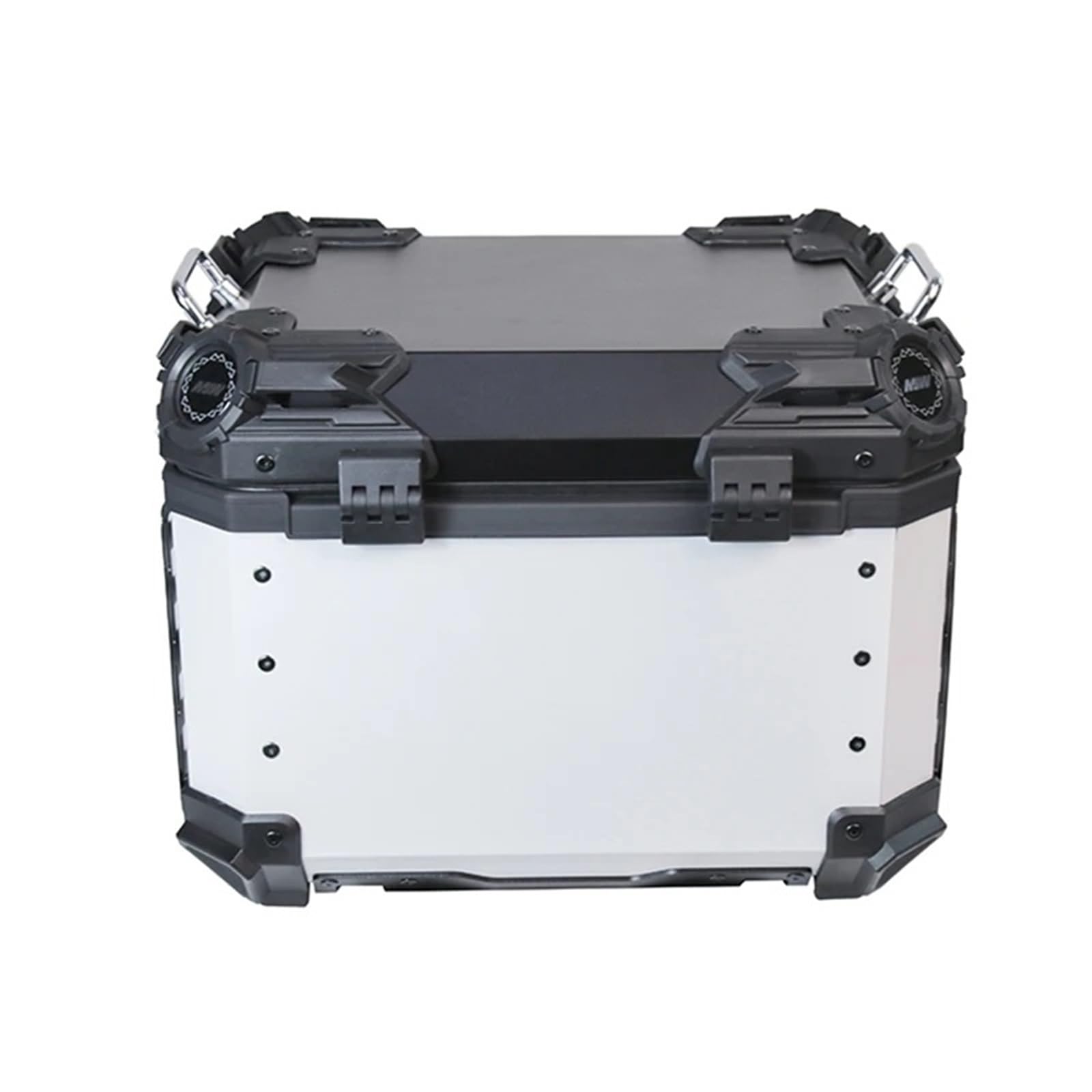 45L aluminiowy bagażnik motocyklowy z górnym bagażnikiem, tylny bagażnik, skrzynka narzędziowa z podstawą uchwytu, tylna skrzynia motocyklowa(Type A)