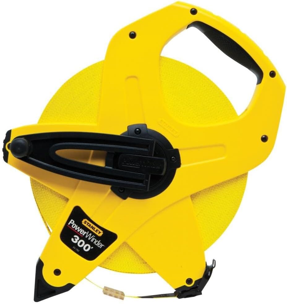 Stanley 300 Ft. Powerwinder Open Tape with A Fiberglass Blade