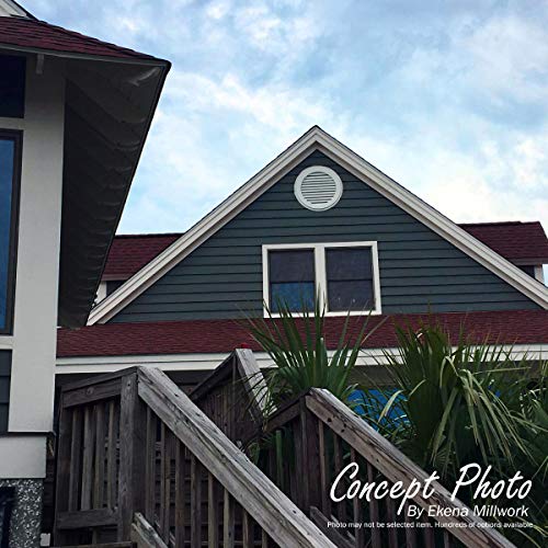 image for Ekena Millwork GVPVE20X3601SF Vertical Surface Mount PVC Gable Vent, 2