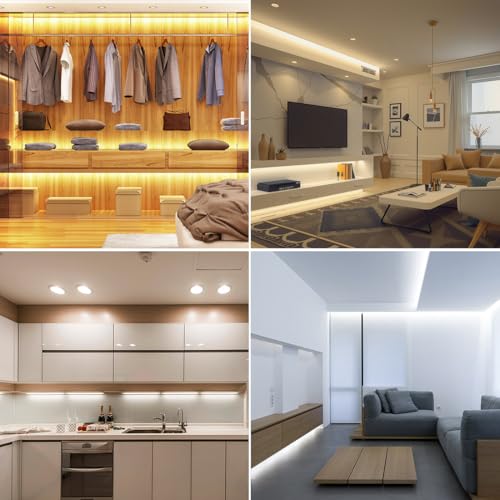 Image of BTF-LIGHTING FCOB COB FOB LED Strip Lights 5V USB CCT 6.56FT 1280LEDs Tunable 2700K /4000K /6500K 10mm Width Dimmable 90+High CRI Flexible High Density for TV Backlight PC Bedroom Kitchen Home DIY Decor