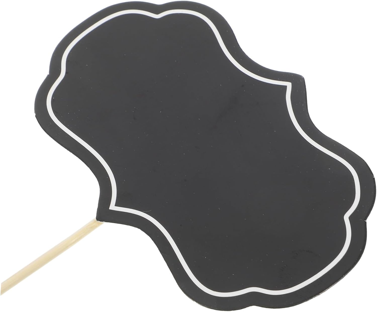 50pcs Writable Bamboo Picks for Dessert and Cheese Labels Black