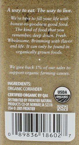 Image of Simply Organic Ground Coriander Seed, Rich, Warm Earthy Yet Fruity Flavor, Bright Aroma, Slight Citrus Undertones, 2.29 Ounce (Pack of 2)