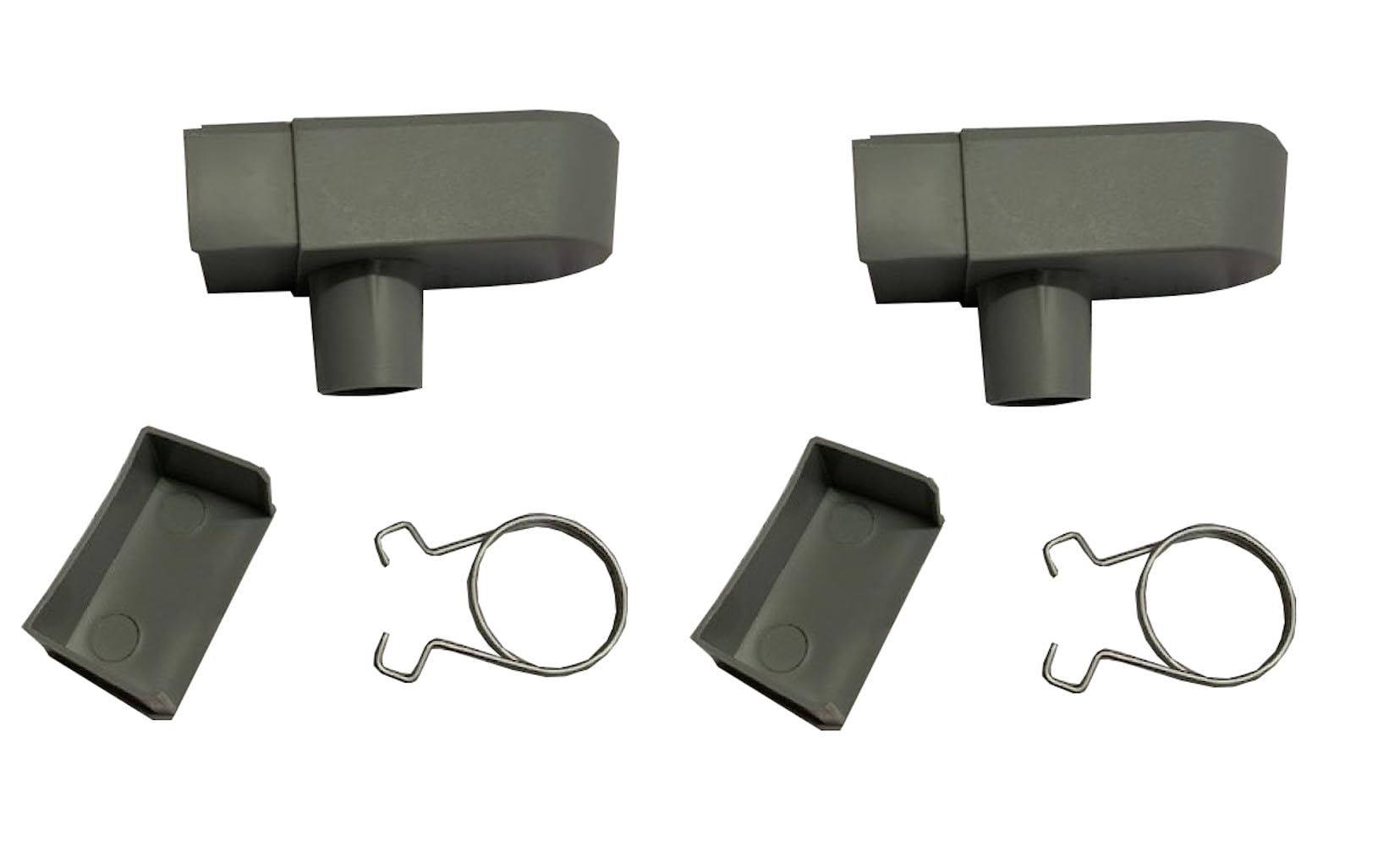 Selections Grey Fixings For Greenhouse Guttering Rainwater Diverter - Pack Of 2