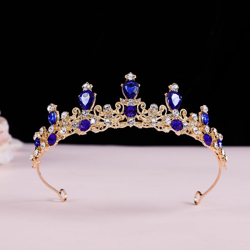 Tiara, volledige ronde meisjestiara, strass kroon, bruidskroon, kristal, koningin, kroon, dames, fonkelende strass, prinses, carnaval, hoofdtooi, sieraad voor bruiloft, gala, verjaardagsfeest Tiara, volledige ronde meisjestiara, strass kroon, bruidskroon, kristal, koningin, kroon, dames, fonkelende strass, prinses, carnaval, hoofdtooi, sieraad voor bruiloft, gala, verjaardagsfeest