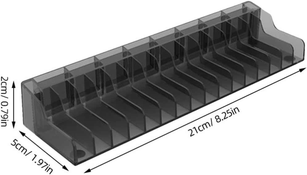 BESPORTBLE Black ABS Game Cards Storage Holder for Desktop Organizing image 4