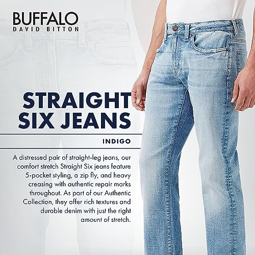 Image of Buffalo David Bitton Men's Six Slim Fit Jean in Spirit