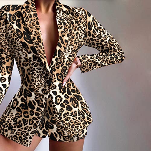 Blazer E Shorts De Terno Curto Do Feminino Defina Casual De Um Botão Office Office Business Suit